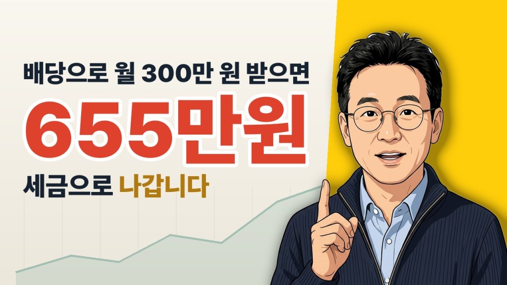 [레터 2호] “배당으로 월 300만 원 받으면 되지 않나요?” — 세금만 매년 655만 원이&nbsp;나갑니다